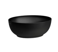 LAUFEN Il Bagno Alessi lavabo bol, sin rebosadero, 45x38cm, incl. válvula de desagüe, H8189757161121, Color: Negro Mate