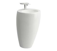 Laufen Il Bagno Alessi - Lavabo independiente 52x85 cm, agujero para grifo, LCC, blanco H8119714001041