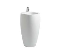 Laufen Il Bagno Alessi - Lavabo independiente 53x90 cm, agujero para grifo, LCC, blanco H8119724001041