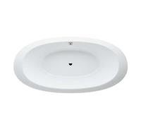 Laufen Il Bagno Alessi One - Bañera empotrada 203x102 cm, con sistema de masaje, iluminación LED y sensor, desinfección, blanco H2439700006951