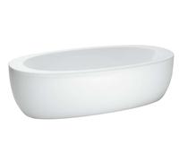 Laufen Il Bagno Alessi One - Bañera independiente 203x102 cm, con sistema de masaje, iluminación LED y sensor, desinfección, blanco H2419700006951