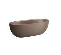 LAUFEN ILBAGNOALESSI Bañera, independiente, material mineral fundido, 1850x800x440mm, H2209721880001, Color: Exterior café mate, interior café mate