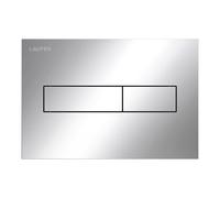 LAUFEN INEO placa de accionamiento Horizon, para elemento de WC, accionamiento de doble descarga, H9001110040001, Color: cromado