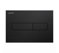 LAUFEN INEO placa de accionamiento Horizon, para elemento de WC, accionamiento de doble descarga, H9001117160001, Color: Negro Mate