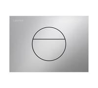 LAUFEN INEO placa de accionamiento Sunrise, para elemento de WC, accionamiento de doble descarga, H9001120070001, Color: Cromo mate