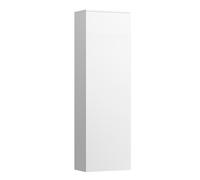 LAUFEN Kartell armario alto, 1 puerta, 4 estantes de cristal, bisagra derecha, 1300x400x270mm, H4082820336401, Color: Nieve (blanco mate)