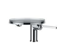 Laufen Kartell - Grifo de lavabo Disc, con desagüe, cromado/claro H3113310041111