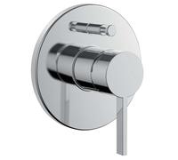 Laufen Kartell - Grifo empotrado para 2 dispositivos, cromo H3213360040101
