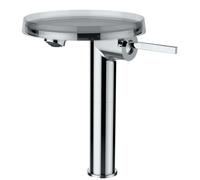 Laufen Kartell - Grifo monomando de lavabo Disk, cromo H3113380041101