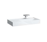 Laufen Kartell - Lavabo 90x46 cm, con 1 agujero para grifo, SaphirKeramik, blanco H8103390001111