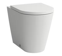 LAUFEN Kartell lavabo con pedestal, sin enrasar, salida horizontal/vertical, 370x560x430mm, H8233377570001, Color: Nieve (blanco mate)
