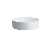 LAUFEN Kartell lavabo bol, sin agujero para grifo, sin rebosadero, 420x420x135mm, H8123310001121, Color: Blanco