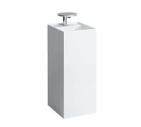 Laufen Kartell - Lavabo independiente 38x44x90 cm, con 1 agujero para grifo, blanco H8113310001111