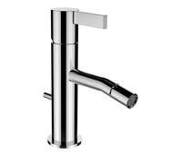 LAUFEN Kartell Mezclador monomando para bidé, sin válvula de desagüe, con barra de tracción, proyección 110mm, 0, H3413310041031, Color: cromado