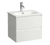 Laufen Lani for Lua - Armario con lavabo, 51x57x44 cm, 2 cajones, blanco mate H8600832601041