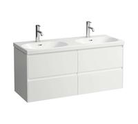 Laufen Lani - Mueble de lavabo, 118x45x52 cm, 4 cajones, blanco mate H4035741122601