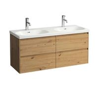 Laufen Lani - Mueble de lavabo, 118x45x52 cm, 4 cajones, roble H4035741122671