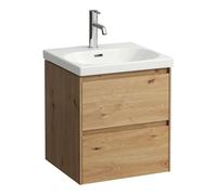 Laufen Lani - Mueble de lavabo, 48x45x52 cm, 2 cajones, roble H4035121122671