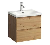 Laufen Lani - Mueble de lavabo, 58x44x52 cm, 2 cajones, roble H4035321122671