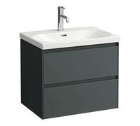 Laufen Lani - Mueble de lavabo, 64x44x52 cm, 2 cajones, gris H4035421122661