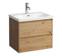 Laufen Lani - Mueble de lavabo, 64x44x52 cm, 2 cajones, roble H4035421122671