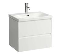 Laufen Lani - Mueble de lavabo 6x4x5 cm, 2 cajones, blanco mate H4035421122601