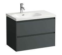 Laufen Lani - Mueble de lavabo, 74x45x52 cm, 2 cajones, gris H4035921122661