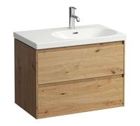 Laufen Lani - Mueble de lavabo, 74x45x52 cm, 2 cajones, roble H4035821122671