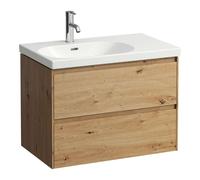 Laufen Lani - Mueble de lavabo, 74x45x52 cm, 2 cajones, roble H4035921122671
