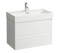 Laufen Lani - Mueble de lavabo, 79x44x52 cm, 2 cajones, blanco mate H4035521122601