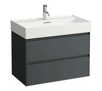 Laufen Lani - Mueble de lavabo, 79x44x52 cm, 2 cajones, gris H4035521122661