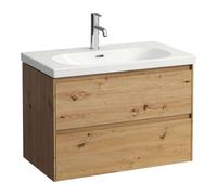 Laufen Lani - Mueble de lavabo, 79x44x52 cm, 2 cajones, roble H4035521122671
