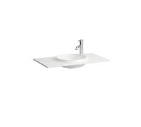 LAUFEN LANI mueble lavabo slim, 775x445mm, para H404262, Marbond, 1 agujero para grifo, sin rebosadero, H8140740001141, Color: Blanco