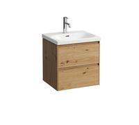 LAUFEN LANI para Lua mueble bajo lavabo, 2 cajones, SoftClose, 535x515x445mm, H4035221122671, Color: Roble silvestre