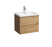 LAUFEN LANI para Lua mueble bajo lavabo, 2 cajones, SoftClose, 635x515x445mm, H4035421122671, Color: Roble silvestre