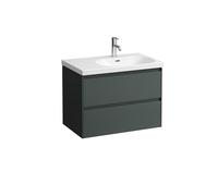 LAUFEN LANI para Lua mueble bajo lavabo, 2 cajones, SoftClose, para repisa WT izquierda, 750x515x445mm, H4035821122661, Color: Gris de tráfico