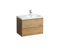 LAUFEN LANI para Lua mueble bajo lavabo, 2 cajones, SoftClose, para repisa WT izquierda, 750x515x445mm, H4035821122671, Color: Roble silvestre