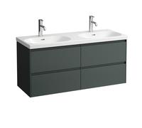 LAUFEN LANI para Lua mueble bajo lavabo, 4 cajones, SoftClose, 1185x515x445mm, H4035741122661, Color: Gris de tráfico