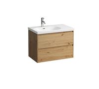 LAUFEN LANI para mueble bajo lavabo Lua, 2 cajones, SoftClose, para repisa de lavabo derecha, 750x515x445mm, H4035921122671, Color: Roble silvestre