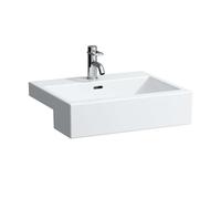 Laufen Living - Lavabo encastrado 55x46 cm, con agujero para grifo, blanco H8134320001041