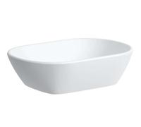 Laufen Lua lavabo 50x35 cm oval sobre encimera blanco H8120834001121