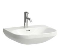 Laufen Lua - Lavabo 46x55 cm, con rebosadero, orificio para grifo, LCC, blanco H8110814001041