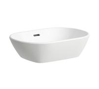 Laufen Lua - Cuenco de lavabo, 50x35 cm, con rebosadero, LCC, blanco H8120834001091
