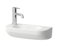 Laufen Lua - Lavamanos 50x23 cm, sin rebosadero, orificio para grifo a la izquierda, LCC, blanco H8150824001131