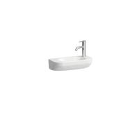 Laufen Lua - Lavamanos 50x23 cm, sin rebosadero, orificio para grifo a la derecha, LCC, blanco H8150824001141