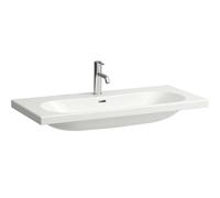Laufen Lua - Lavabo de mueble 46x100 cm, con rebosadero, orificio para grifo, LCC, blanco H8100894001041