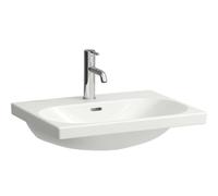Laufen Lua - Lavabo de mueble 46x60 cm, con rebosadero, orificio para grifo, LCC, blanco H8100834001041