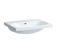 Laufen Lua - Lavabo de mueble 46x60 cm, con rebosadero, sin orificio para grifo, blanco H8100830001091