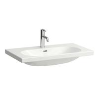 Laufen Lua - Lavabo de mueble 46x80 cm, con rebosadero, orificio para grifo, LCC, blanco H8100874001041