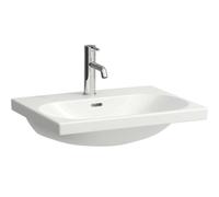 Laufen Lua - Lavabo de mueble 6x5 cm, con rebosadero, orificio para grifo, LCC, blanco H8160834001041
